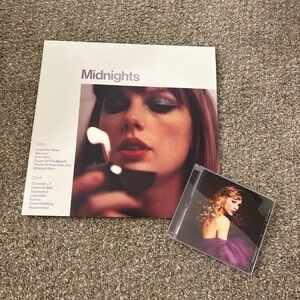 Target Exclusive Taylor Swift Midnights Record and Speak Now Taylor’s Version CD